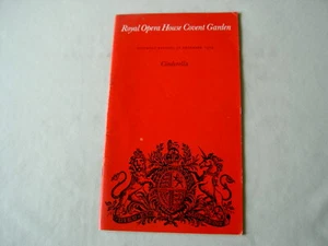 Programme: ROH Covent Garden 1972 PROKOFIEV Cinderella Anthony Twiner - Picture 1 of 3