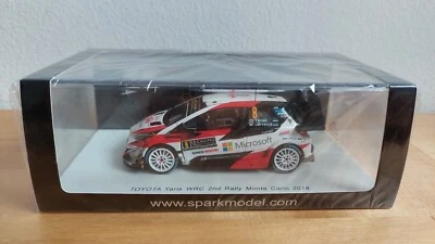 Toyota Yaris WRC Tanak-Jarveoja Rally Monte Carlo 2018 Spark S5958 1:43 - Immagine 1 di 4