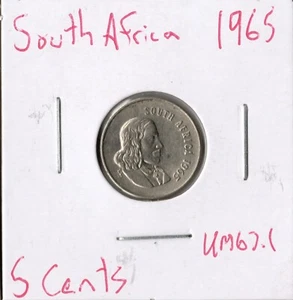 Coin South Africa 5 Cents 1965 KM67.1 - Picture 1 of 2
