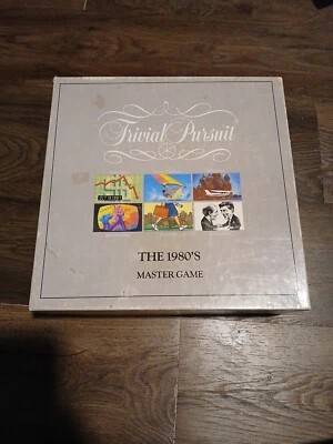 Trivial Pursuit the 80's Master Game Original Issue  1980s Vintage - Image 1 of 4