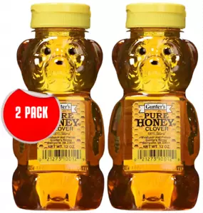 Gunter's Pure Clover Honey 100% Natural 12 oz. - 2 PACK - Picture 1 of 4