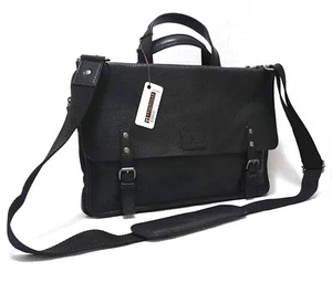 Trafalgar Murray Hill Borsa Messenger Valigetta Pelle Nera - Foto 1 di 12