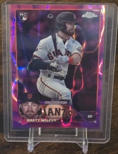 2023 Topps Chrome - Magenta & Purple Lava Lamp Refractor Brett Wwise /299 (RC) - Bild 1 von 2