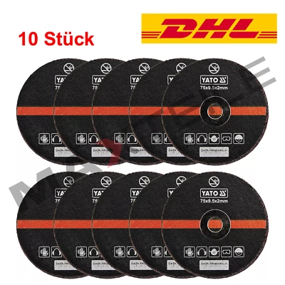 Mini Trennscheiben 75 mm Metall Stahl Flexscheiben Winkelschleifer 10 Stück - Bild 1 von 4