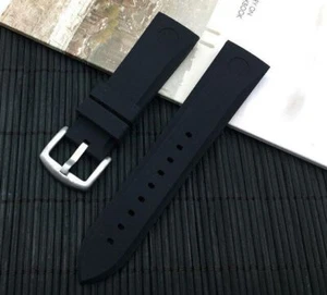 23 mm Gummi Uhrenarmband Armband passend für Armani AR5946 AR5948 AR5869 AR5878 + Werkzeuge - Bild 1 von 2