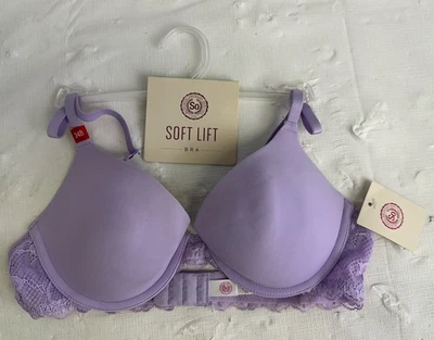 Sujetador SO Auténtico American Heritage Soft Lift 34B Lavanda Púrpura Nuevo con Etiquetas Foto 1 de 4