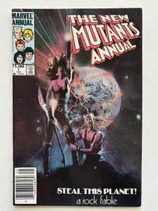 New Mutants Annual #1 (1984) 1st appearance Lila Cheney Sienkiewicz cover VF+ - Picture 1 of 4