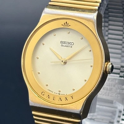 SEIKO Galaxy 5Y91-6000 Quartz 26mm Gold Tone Ladies Dress Watch Japan Made - Image 1 of 4