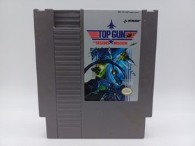 Nintendo NES Top Gun: The Second Mission (1990 Konami) Authentic Tested