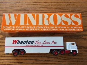 Winross Wheaton Van Lines Semi Tractor Trailer 1:64 Diecast Truck - Bild 1 von 1
