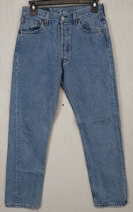 Jeans vintage Levi's da donna 501 XX taglia 29x30 (28x29) blu Y2K anni 90 bottone mosca - Foto 1 di 10