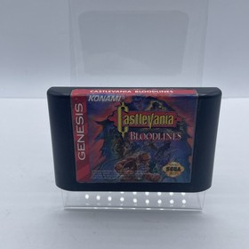 Castlevania: Bloodlines (Sega Genesis, 1994) Made In Japan Authentic Tested
