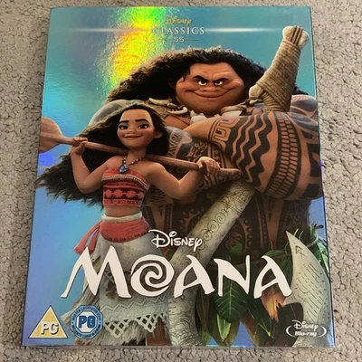 DISNEY CLASSICS 55  :  MOANA  (BLU RAY) RARE ITEM NEW SEALED + COVER - Image 1 of 4