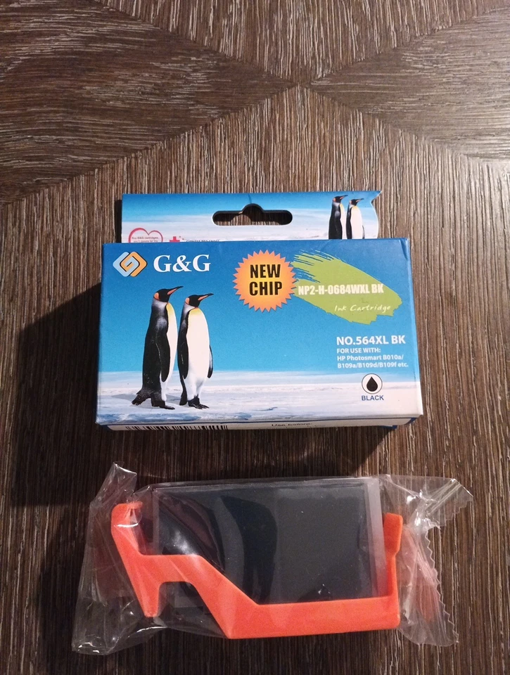 Cartuchos de tinta G&G, cian, foto negra, negra, HP Np2-H-0684WXL BK .1 caja 2 carros Foto 1 de 4