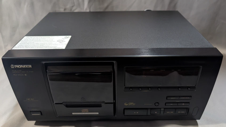 Vintage Pioneer PD-F506 file type 25 disc CD changer player - Tested & working - Image 1 of 4