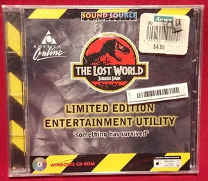 NUOVO! Jurassic Park: The Lost World Entertainment Utility 1997 Windows PC CD-ROM - Foto 1 di 3
