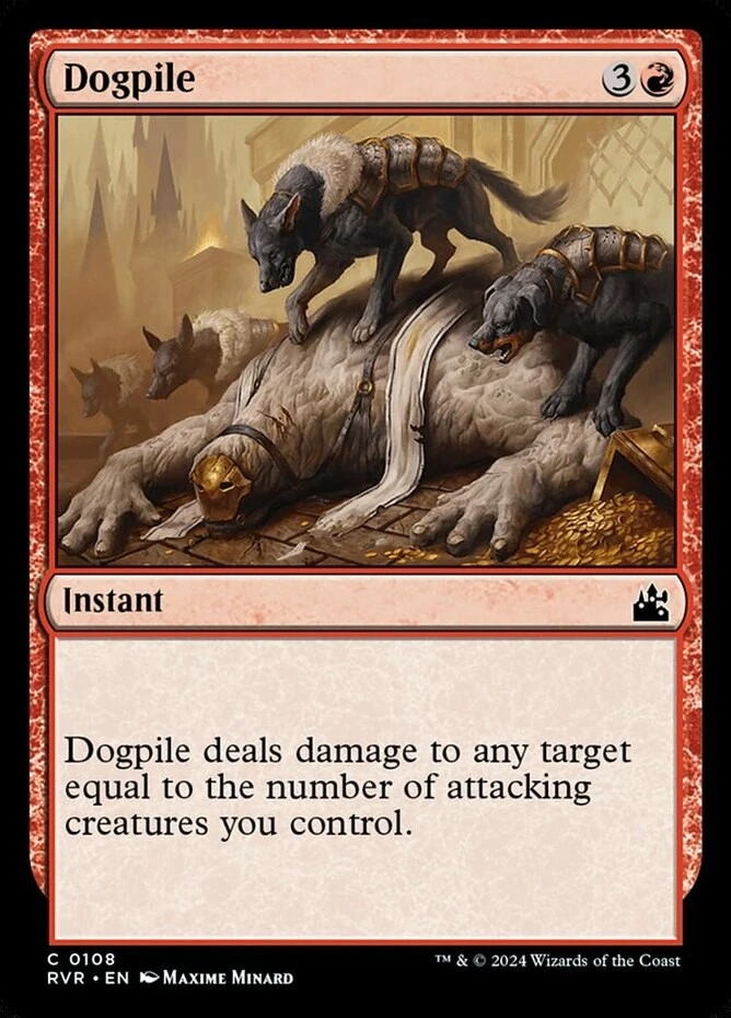 Dogpile - Foil - Ravnica Remastered #0108 MTG Magic The Gathering - Image 1 of 1