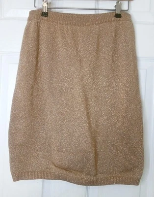 Falda dorada para mujer Foto 1 de 2