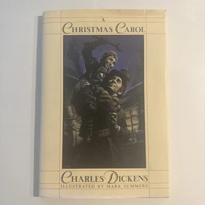 A Christmas Carol By Charles Dickens, Illustrated By Mark Summers, HARDCOVER - Foto 1 di 6
