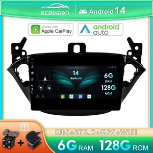 9" 128GB Autoradio Android 14 Per Opel Corsa 2015-2019/Adam 2013-2016 Carplay BT - Foto 1 di 23