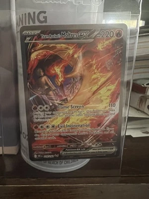Team Rocket’s Moltres ex 229/182 SIR Pokémon TCG (Destined Rivals) NM-MT - Image 1 of 2
