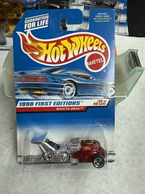1998 Hot Wheels #673 First Edition #36 Whatta Drag - Image 1 of 3
