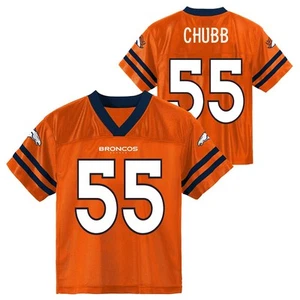 Bradley Chubb Denver Broncos #55 Orange Youth 4-20 Home Player Jersey (X-Large) - Picture 1 of 3
