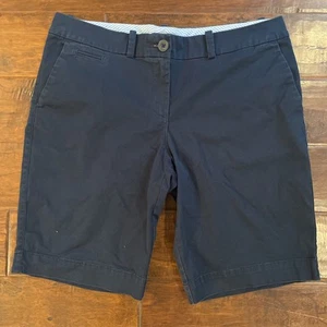 Tommy Hilfiger Talla 12 Cos Nuevos Pantalones Cortos de Golf Masters Para Mujer Azul Oscuro Entrepierna 10” - Imagen 1 de 7