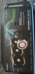 Lian-Li Galahad AIO Czarny 360mm SL120 RGB Wentylator Chłodnica cieczy, Chłodnica wody - Zdjęcie 1 z 4