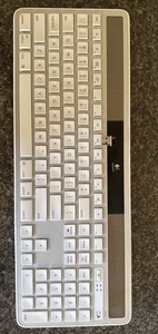 Logitech K750 Mac White/Black Wireless Solar Keyboard for Mac With USB Receiver  - Picture 1 of 6