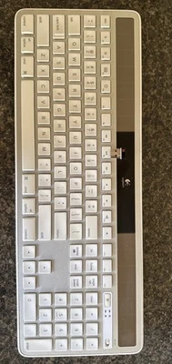 Logitech K750 Mac White/Black Wireless Solar Keyboard for Mac With USB Receiver  - Image 1 of 4