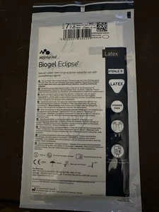 10 Molnlycke Biogel Eclipse Latex Powder-Free Surg Gloves 11-28-24 Size 8 1/2 - Picture 1 of 3