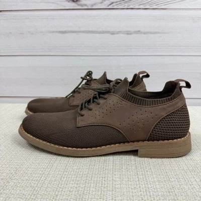 Steve Madden Brugby Hombres Niños Marrón Tejido Zapatos de Vestir Talla 6 Foto 1 de 4