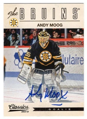 Andy Moog 2012-13 Panini Classics Signatures on-card AUTOGRAPH AUTO - Image 1 of 2