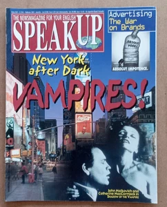 RIVISTA SPEAK UP n.2 Febbraio 2001 Vampires Billy Elliot  INGLESE NO VHS MC - Picture 1 of 13
