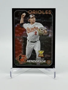 2024 Topps Series 2 -  Black Foil super box SP #450 Gunnar Henderson - Picture 1 of 2