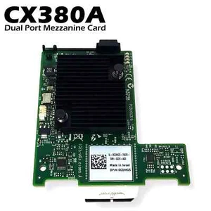 Dell Mellanox ConnectX-3 Double Port InfiniBand 40Gb/s QDR Mezz CX380A M620 M630 - Photo 1/2