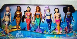 Disney The Little Mermaid Ultimate Ariel Sisters 7-Pack Fashion Doll Set (HLX18) - Picture 1 of 2
