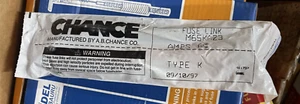 Chance M65KA23 Fuselink Tipo K, 65 Ampere, Nuovo - Foto 1 di 1