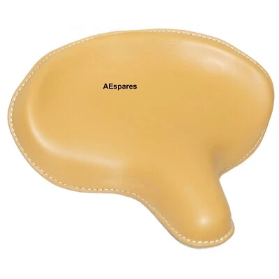 HARLEY WLA WLC VL UL WL Cabeza de nudillo Asiento individual Cabeza plana Cuero marrón claro Foto 1 de 4