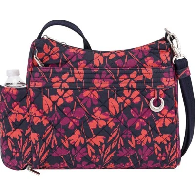 Travelon Anti-Theft Boho Square Crossbody Handbag - Painted Floral - Image 1 of 4