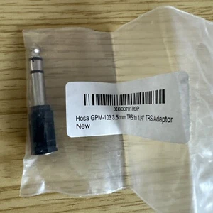 Hosa GPM-103 3.5mm TRS to 1/4" TRS Adapter - Picture 1 of 1