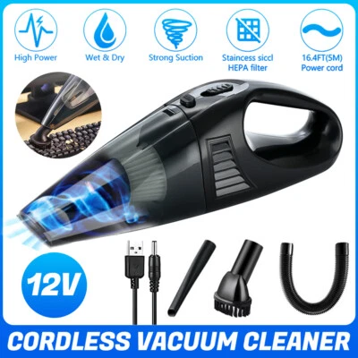 POTENTE Aspiradora De Mano Para Casa Auto Carro Inalambrica Limpieza Carros Car - Image 1 of 4