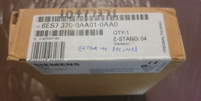 6ES7370-0AA01-0AA0 SIEMENS SIMATIC S7 NEW- GENUINE - MADE IN GERMANY - Image 1 of 4