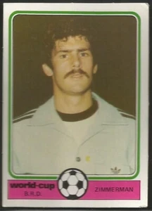 MONTY GUM WORLD CUP 1977/78-WEST GERMANY-ZIMMERMAN - Picture 1 of 1