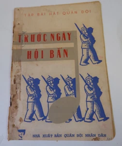 CUADERNO DE MÚSICA DEL EJÉRCITO VIETNAMITA DEL NORTE NVA POLÍTICA MILITAR GENERAL 1961 VN GUERRA - Imagen 1 de 17