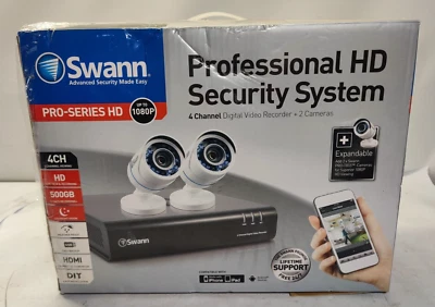 Swann Pro-Series HD 720P 2 cámaras DVR sistema de seguridad SWDVK-443502 nuevo caja abierta Foto 1 de 4