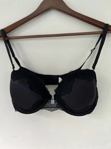 Pleasure State White label Black Lace Bra Size 32DD/10DD/70DD - Picture 1 of 12