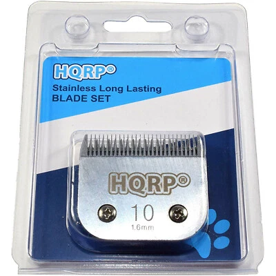 HQRP Size-10 Animal Clipper Blade for Oster Pet Grooming (hair 1/16" - 1.6mm)