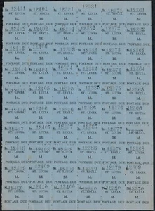 St. Lucia Postage Dues Full Sheet SG D1, D1a, D1d P2 w/Missing Stops, Large NO's - Picture 1 of 2